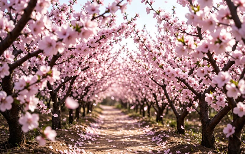 永乐桃花坡：三月桃花开满山坡